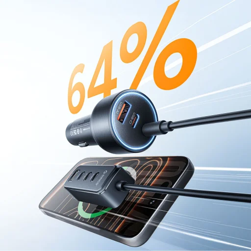 ORICO ChargeClip 90W 2A4C Back Clip Multi-Port nabíjačka do auta - 6