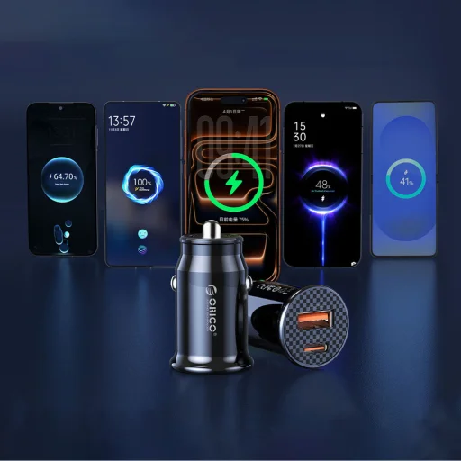 Autonabíjačka ORICO PowerMini 30W 1A1C Fast Car Charger - 6