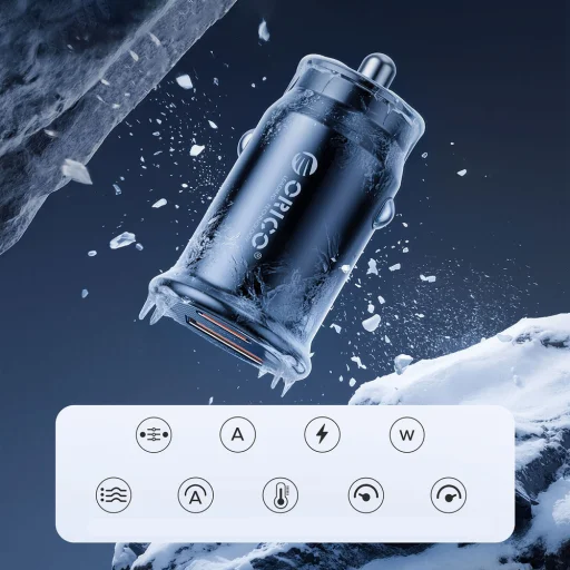 Autonabíjačka ORICO PowerMini 30W 1A1C Fast Car Charger - 8