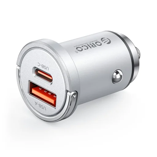 Orico MiniRing PRO 45W 1A1C PD rýchla autonabíjačka - 1