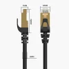 Orico PUG-C7 CAT7 10Gbps RJ45 Ethernet Hálózati Kábel Internet LAN Kerek 30m - Fekete thumbnail