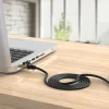 Orico PUG-C7 CAT7 10Gbps RJ45 Ethernet Hálózati Kábel Internet LAN Kerek 30m - Fekete thumbnail