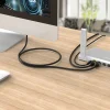 Orico PUG-C7 CAT7 10Gbps RJ45 Ethernet Hálózati Kábel Internet LAN Kerek 30m - Fekete thumbnail