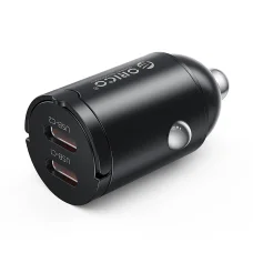 Autonabíjačka ORICO MiniRing 30W Dual USB-C zo zinkovej zliatiny