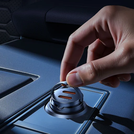Autonabíjačka ORICO MiniRing 30W Dual USB-C zo zinkovej zliatiny - 8