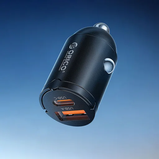 ORICO MiniRing 30W 1A1C Kovová autonabíjačka s rukoväťou - 3