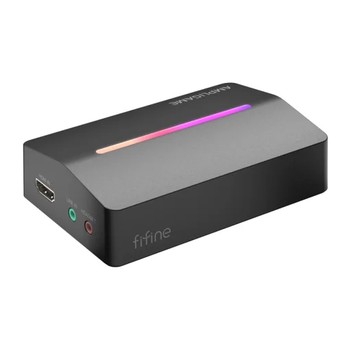 Fifine V3 HDMI–USB-A zachytávacia karta (čierna) - 1