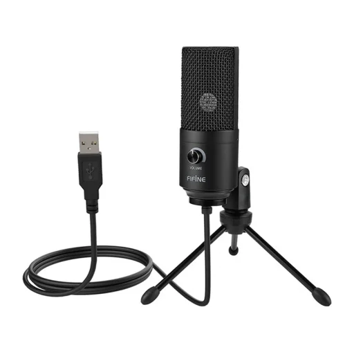 Fifine K669B čierny kondenzátorový mikrofón - 2