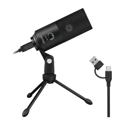 Fifine K669B čierny kondenzátorový mikrofón - 3