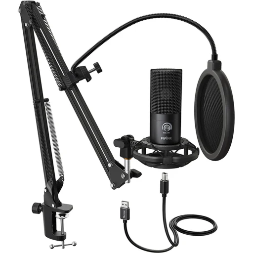 Fifine T669 štúdiový mikrofón (čierny) - 2