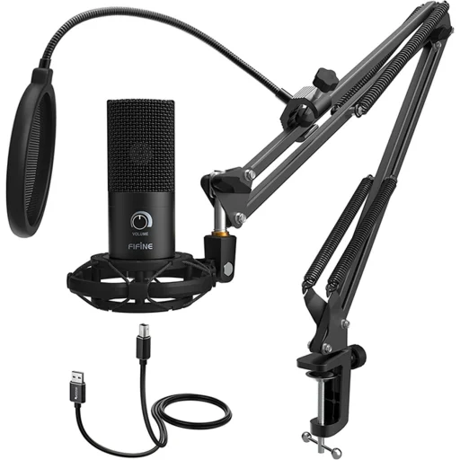 Fifine T669 štúdiový mikrofón (čierny) - 3