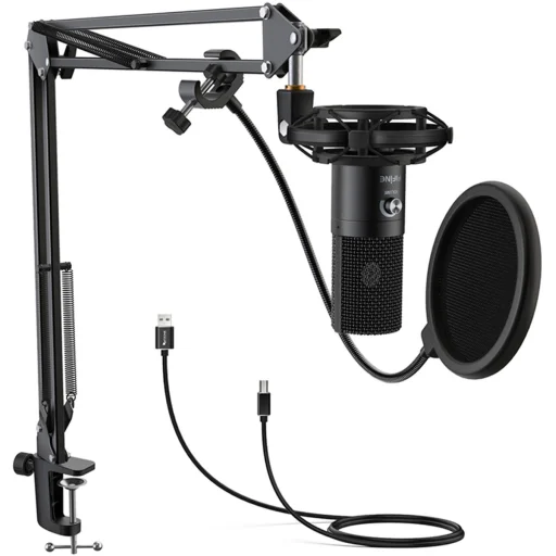 Fifine T669 štúdiový mikrofón (čierny) - 1