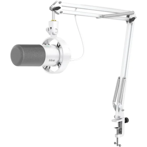 Fifine K688W biely dynamický mikrofón - 4