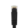 Ethernet hálózati kábel Orico PUG-C7B CAT7 10Gbps RJ45 internetes LAN lapos 8 m - fekete thumbnail