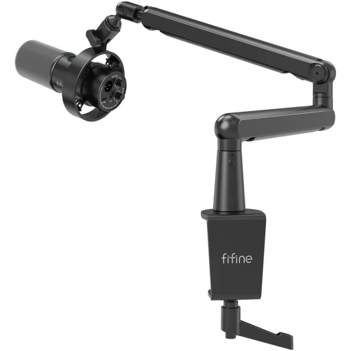 Fifine T688W dynamický mikrofón (biely) - 2