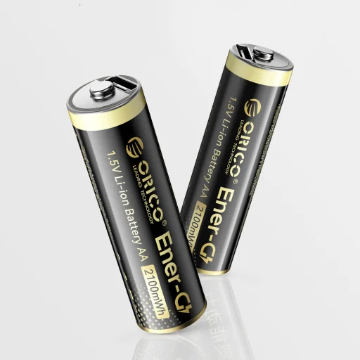 Orico Ener-G EG5C lítium akkumulátor 1.5V 2100mWh AA USB-C tölthető elem, 2 db - 2