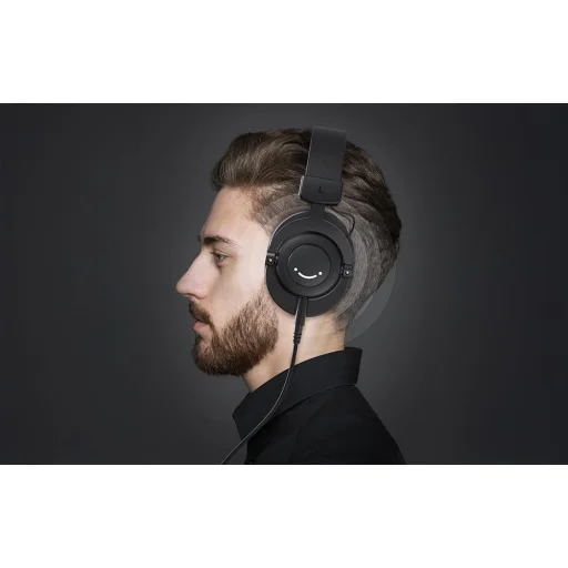 Fifine H8 drôtové štúdiové slúchadlá (čierne) - 8