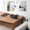 Orico APP 15.5W 5 v 1 rozbočovač 2x AC + 2x USB-A + 1x USB-C - Čierna thumbnail