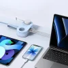 Orico AP3 20W GaN 5in1 rozbočovač 2x AC + 2x USB-A + 1x USB-C - modrý thumbnail
