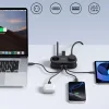 Orico AP3 20W GaN 5 v 1 Sieťová rozvodka 2x AC + 2x USB-A + 1x USB-C - Čierna thumbnail