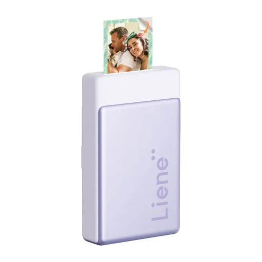 Liene Pearl Pro N200 2x3-palcová prenosná fototlačiareň, fialová - 4