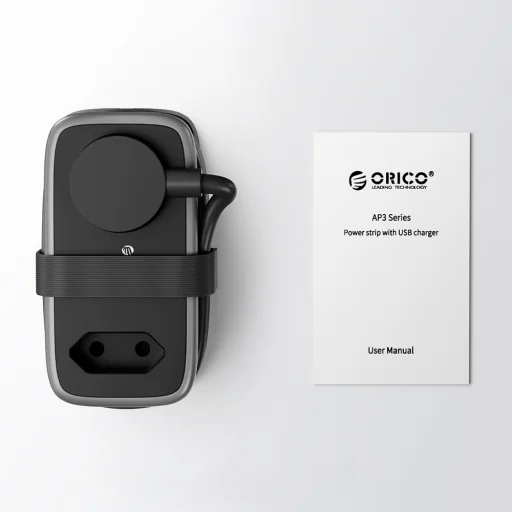 Orico AP3 65W GaN 6in1 sieťová rozvodka 2x AC + 2x USB-A + 2x USB-C - čierna - 2