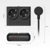 Orico PDC25 25W 6 v 1 Sieťový rozbočovač 2x AC + 2x USB-A + 2x USB-C - Čierny thumbnail