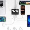 Orico PDC25 25W 6 v 1 Sieťový rozbočovač 2x AC + 2x USB-A + 2x USB-C - Čierny thumbnail
