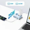 Orico PDC25 25W 6 v 1 sieťový rozbočovač 2x AC + 2x USB-A + 2x USB-C - Modrá thumbnail