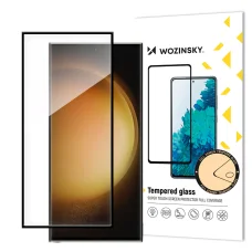Wozinsky Full Glue tvrdené sklo pre Samsung Galaxy S24 Ultra s čiernym rámom