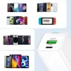 Wozinsky WWC-35W GaN USB-A + USB-C sieťová nabíjačka - biela thumbnail