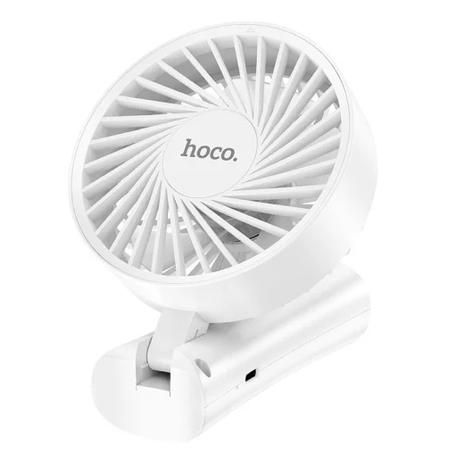 HOCO hordozható kézi ventilátor HX20 fehér - 2