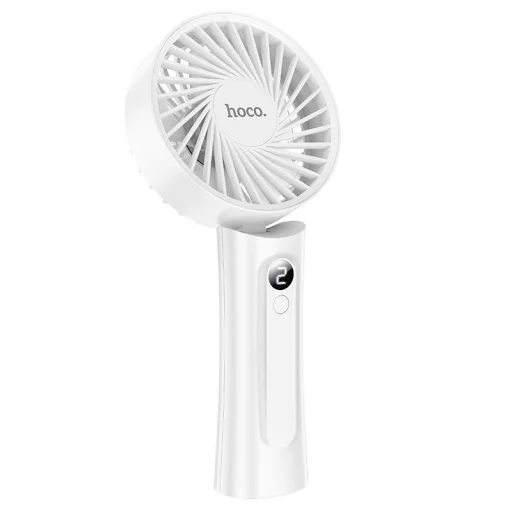 HOCO hordozható kézi ventilátor HX20 fehér - 1