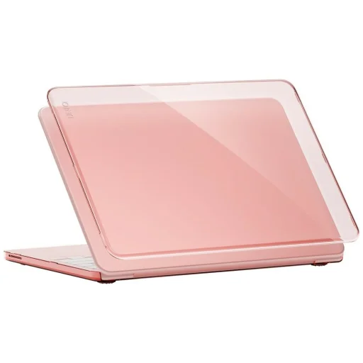Puzdro UNIQ Vero na MacBook Neo, priesvitné púdrovoružové - 1