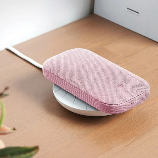 Lexon Powersound bezdrôtová powerbanka 5000 mAh s Bluetooth reproduktorom ružová LA128P - 9
