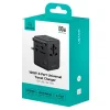 USAMS 4 v 1 univerzálny cestovný sieťový USB-C nabíjací adaptér T72 65W US/AU/EU/UK čierny thumbnail