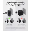 Sieťová nabíjačka Anker Nano Travel, 20W, 3A, 2 x USB-A - 2 x USB-C, Čierna A9215H11 thumbnail