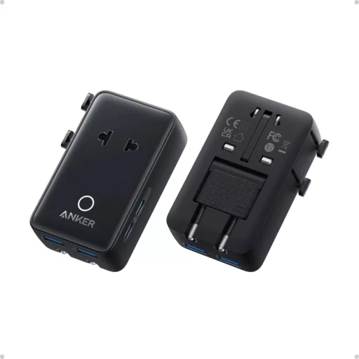 Sieťová nabíjačka Anker Nano Travel, 20W, 3A, 2 x USB-A - 2 x USB-C, Čierna A9215H11 - 1