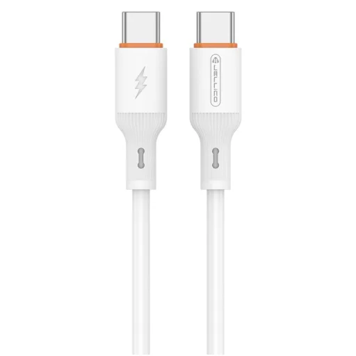 JELLICO B29 USB-C - USB-C PD 60W 1 m biely Type-C USB kábel - 2