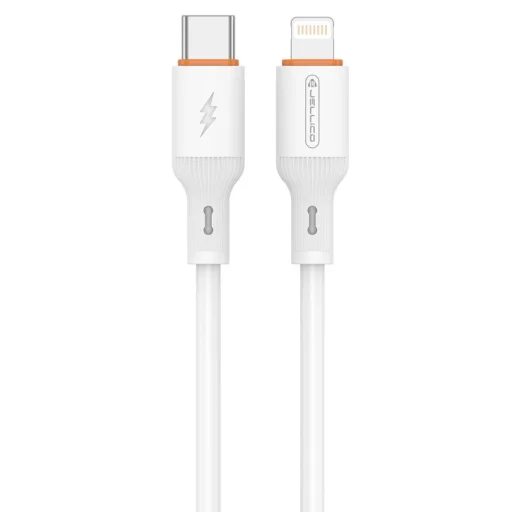 JELLICO B29 USB-C - Lightning PD 30W 1 m biely kábel - 2