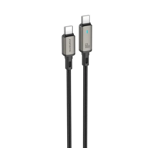 USB-C – USB-C PD 60W 1,2 m čierny kábel - 2