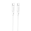 USB-C - USB-C PD 100W 1 m biely USB kábel typu C thumbnail