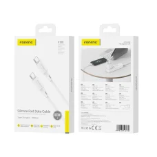 USB-C - USB-C PD 100W 1 m biely USB kábel typu C