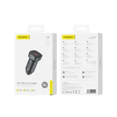 FONENG C21 autonabíjačka 18W 1xUSB QC3.0 čierna