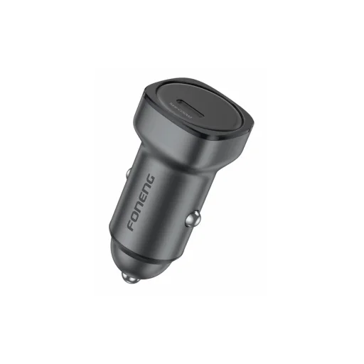 FONENG C22 PD 30W 1xUSB-C nabíjačka do auta čierna - 2