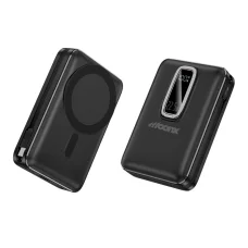 MOONX magnetická powerbanka MP04 PD 22.5W 1xUSB-C + 1xUSB QC3.0 22.5W 20000mAh čierna