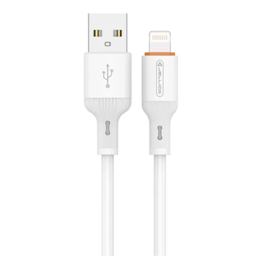 JELLICO B29 Lightning USB kábel 3.1A 1 m biely - 2