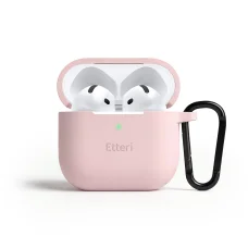 AirPods 4 Etteri silikónové puzdro svetloružové