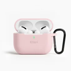 AirPods Pro 3 Etteri silikónové puzdro svetloružové