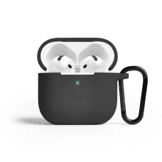 Čierne silikónové puzdro Etteri pre AirPods 4